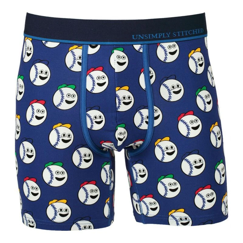 UnsimplyStitched Mens Baseball Underwear (Blue)