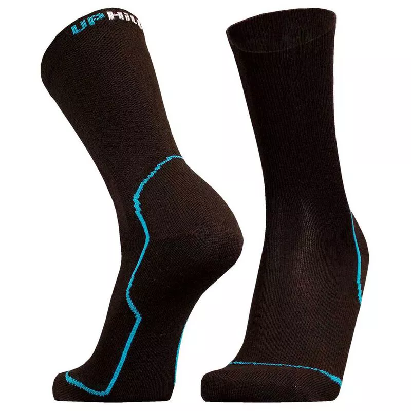 Uphill Sport Altitude Thermal Merino Blend Socks (Black/Blue) | Sportp