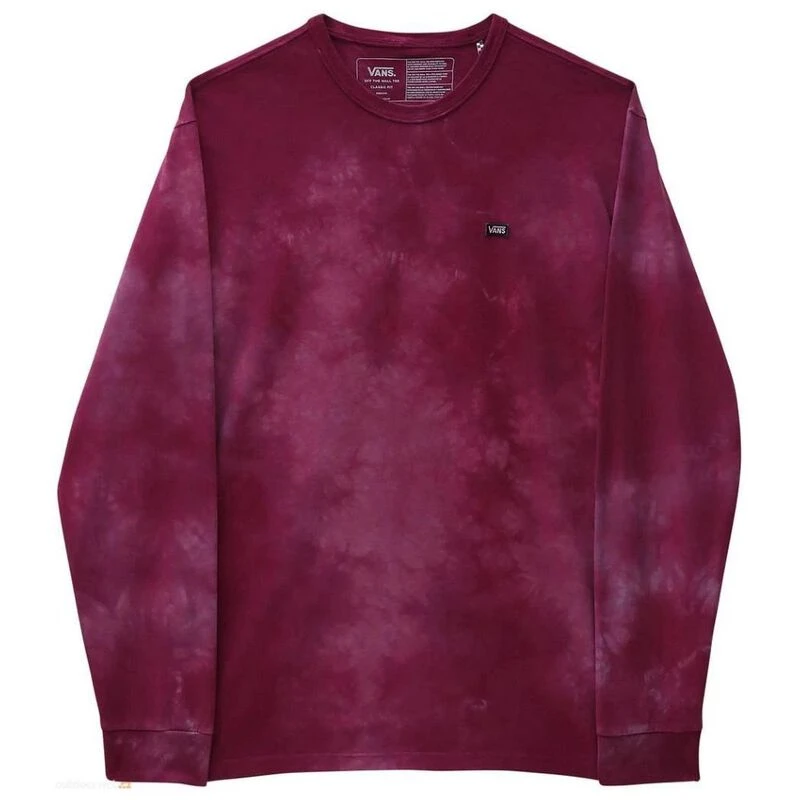 Vans burgundy long top sleeve t shirt