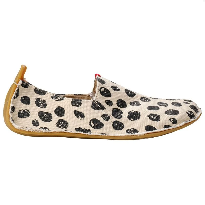 Vivobarefoot Mens Ababa Canvas Dots Shoes Natural Sportpursuit