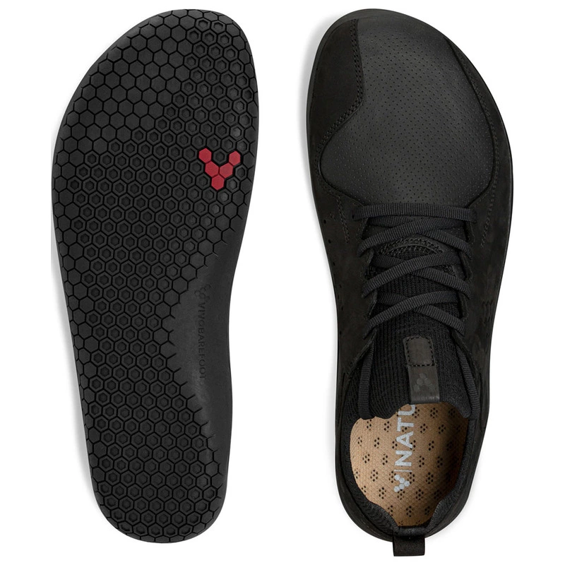 Vivobarefoot Mens Primus Knit Lux Shoes (Obsidian) | Sportpursuit.com