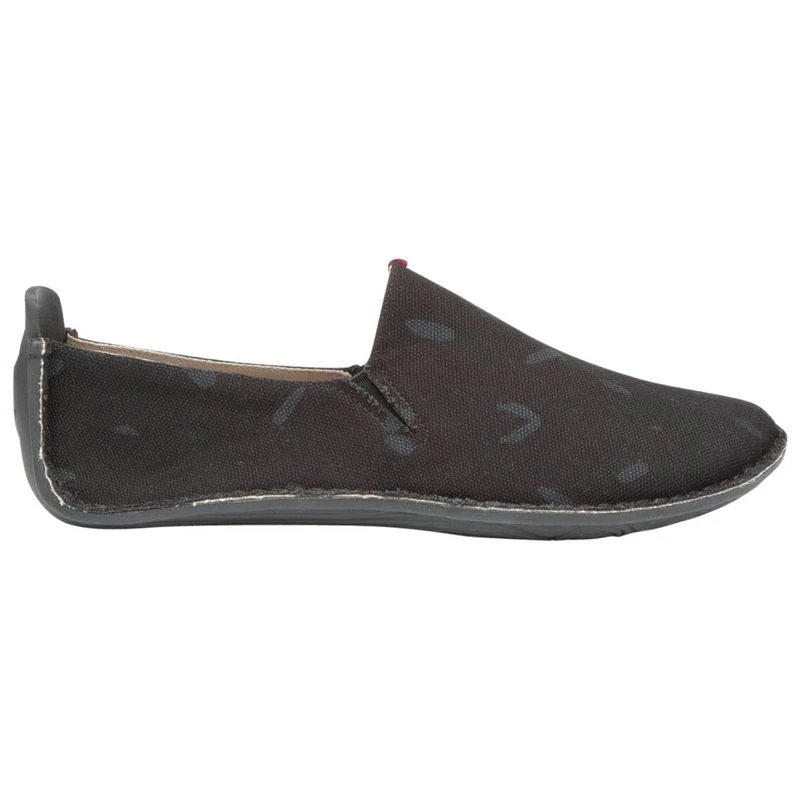 Vivobarefoot Womens Ababa Canvas Swipe Shoes Black Sportpursuit