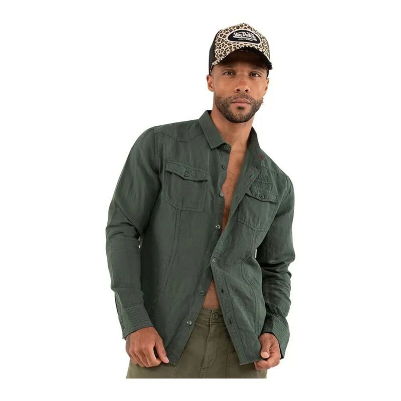 VonDutch Chemise Linc Homme Kaki privatesportshop.be fr