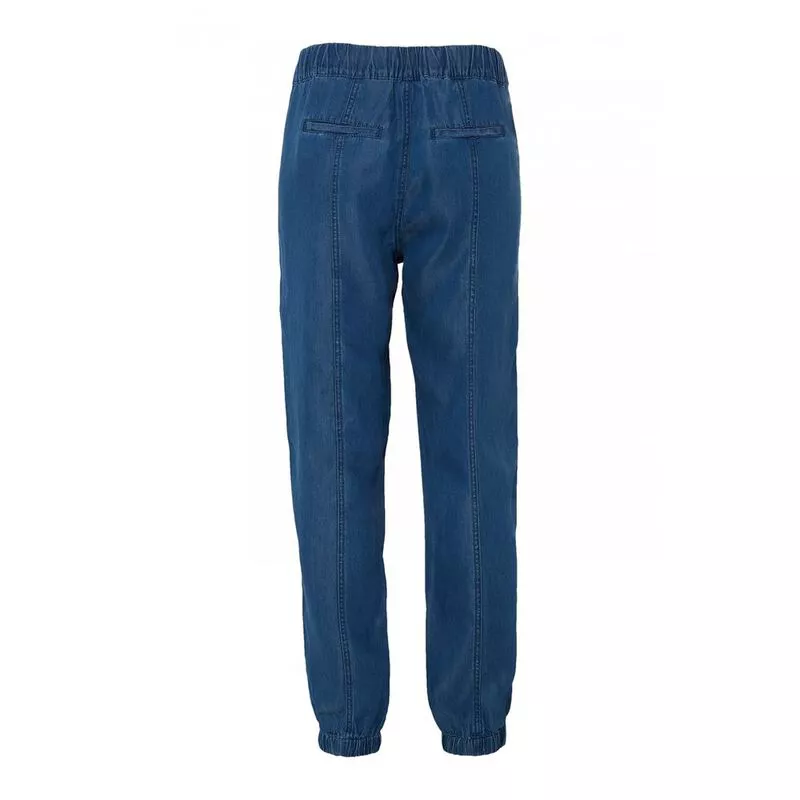 White Stuff Womens Tencel Jog Trousers Mid Denim Sportpursuit