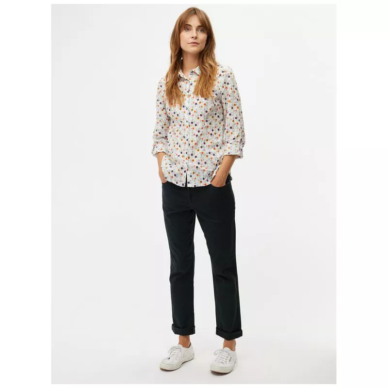 White stuff oak clearance peached slim trousers