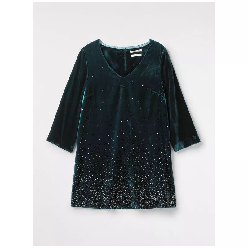 White stuff on sale green tunic