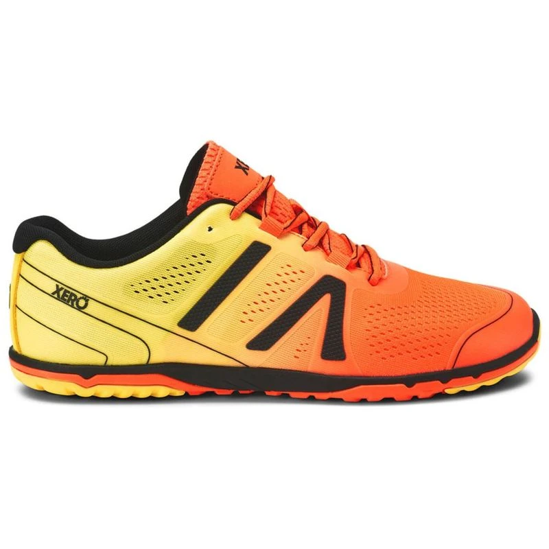 Xero Shoes Mens HFS II Running Shoes Neon Orange Sportpursuit