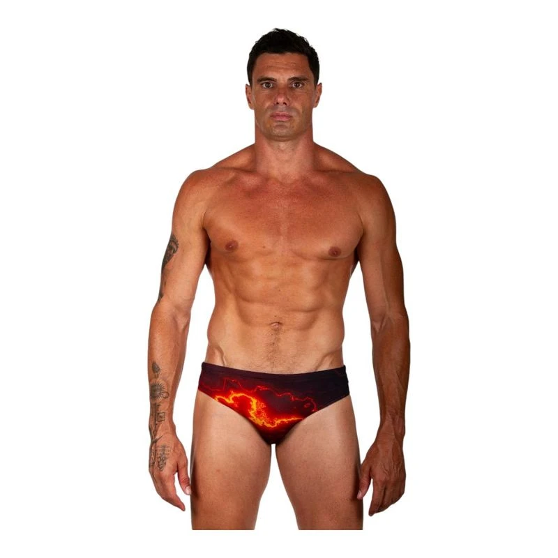 Slip de bain homme rouge 2025