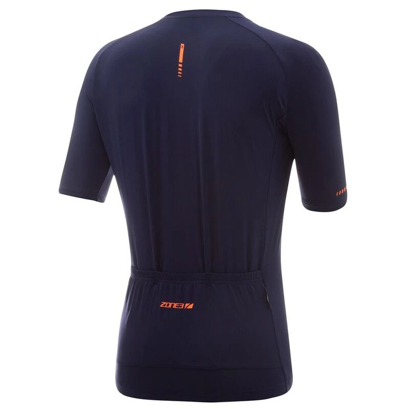 Zone3 Mens Plain Cycling Jerseys (Navy)