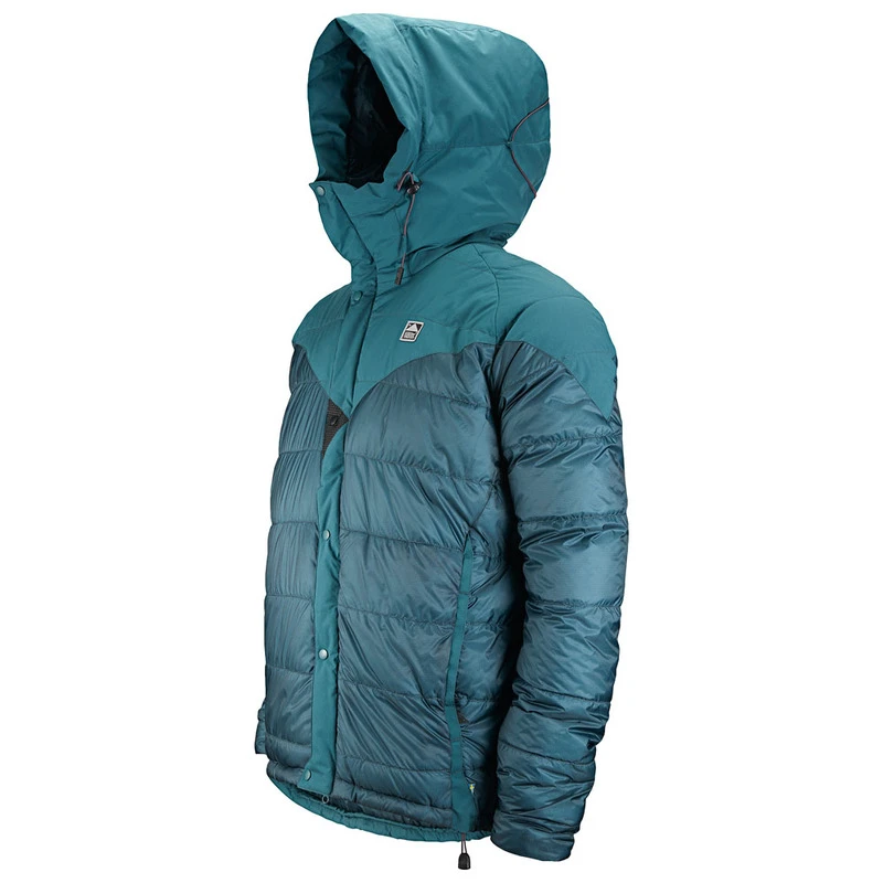 Klattermusen Mens Atle 2.0 Down Jacket (Mountain Logo Deep Sea ) S