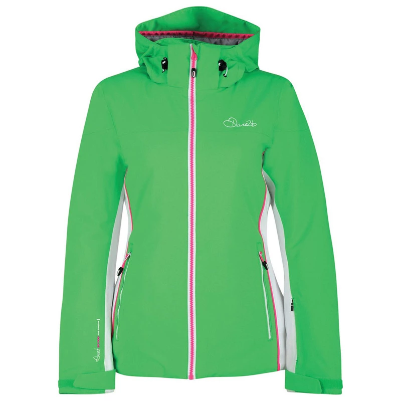 ZuidAmerika Perth Blackborough Intiem Dare2B Womens Invoke II Ski Jacket (Acid Green) | Sportpursuit.com
