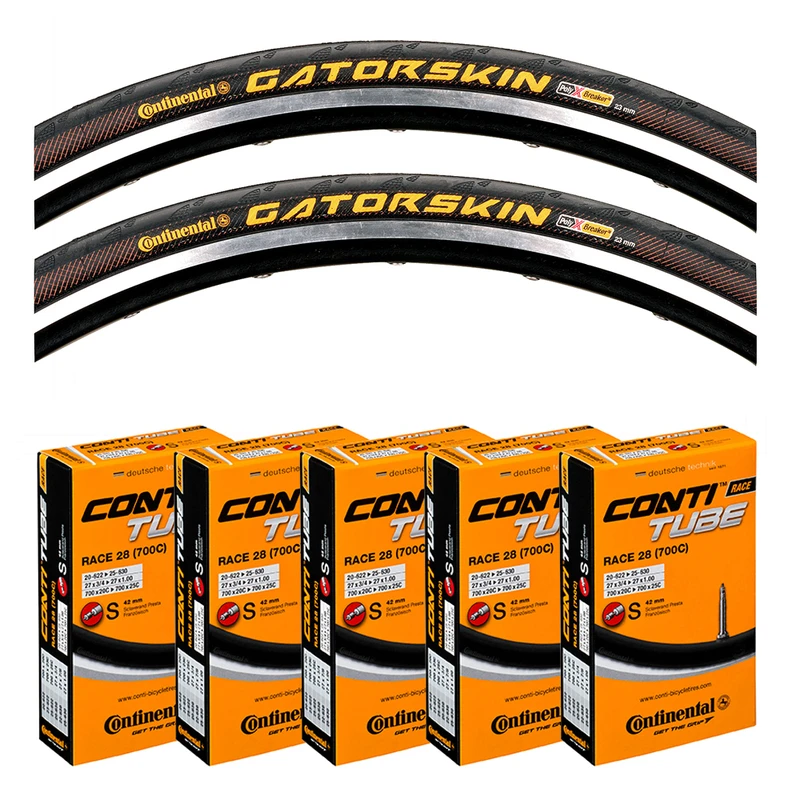 Twin GatorSkin Folding Tyre Tube Set