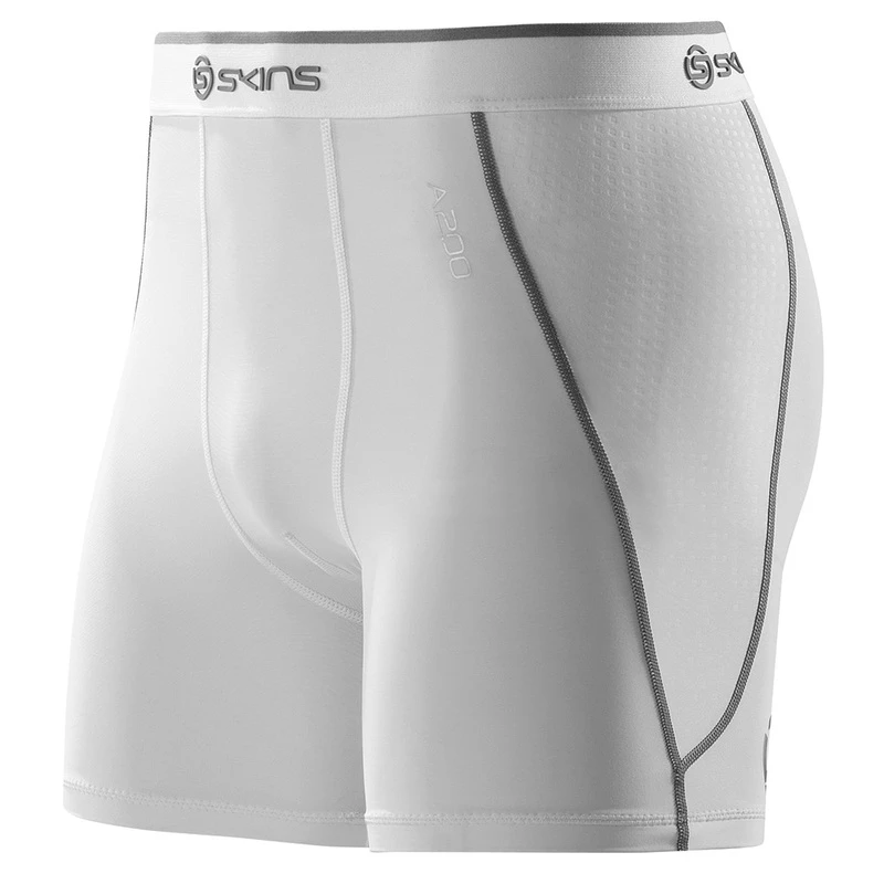 Skins Mens A200 Compression Shorts (White)