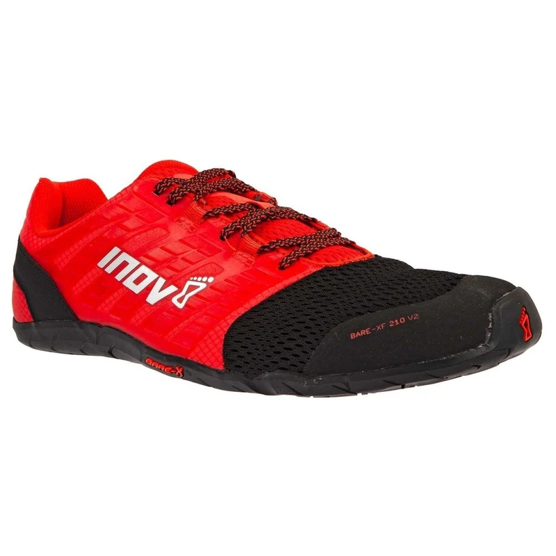 Inov8 Mens Bare XF 210 V2 Shoes Black Red Sportpursuit