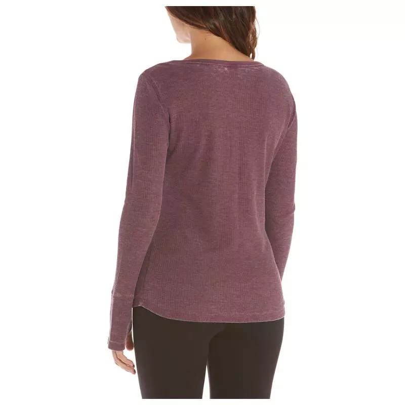 Balance Collection Womens Thermal Long Sleeve Top (Grape/Wine) Sport