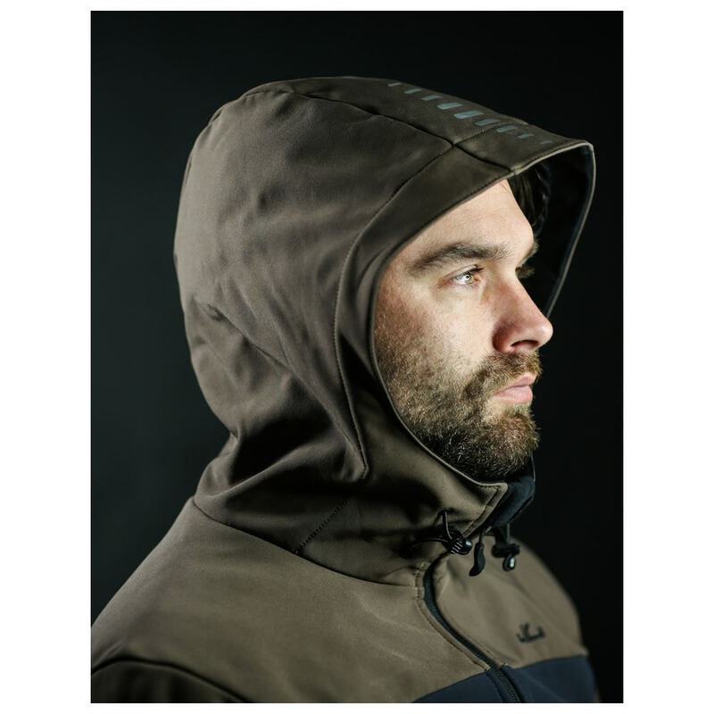 Jeff Green Mens Calais 3-Layer Softshell Jacket (Brown ...