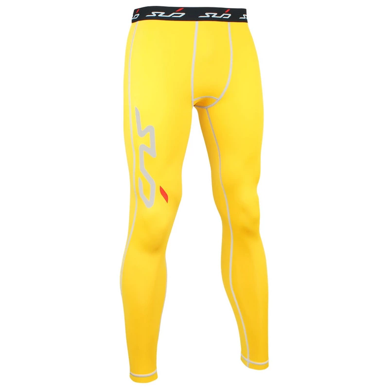 Yellow Sub Sports Dual Compression Mens Short Sleeve Baselayer Top 