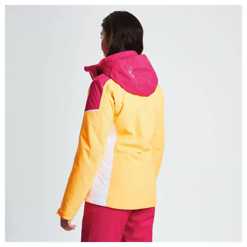 Dare2B Womens Contrive Jacket Orange Blast Pink Fusion Sportpursui