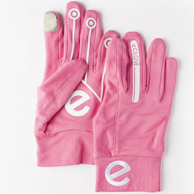 Pink running gloves sale