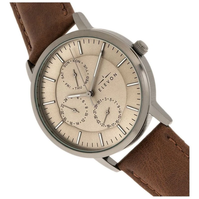Elevon Lear Watch Brown Gunmetal Bronze Sportpursuit