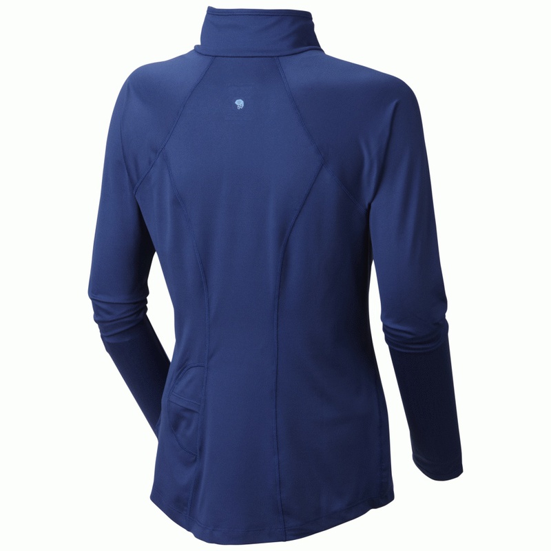Mountain Hardwear Womens Butter Zippity Zip Top (Cousteau ...