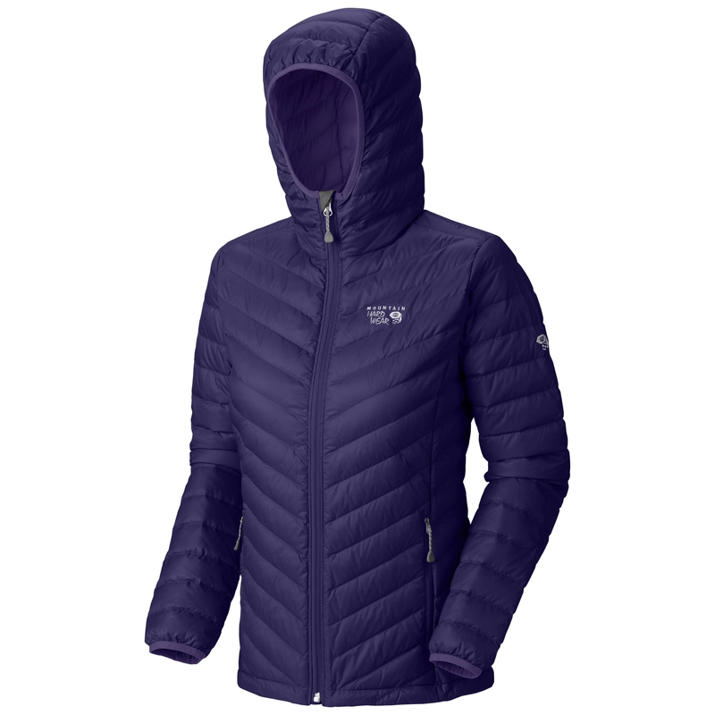 Mountain Hardwear Womens Hooded Nitrous Jacket Night Purple Sportp