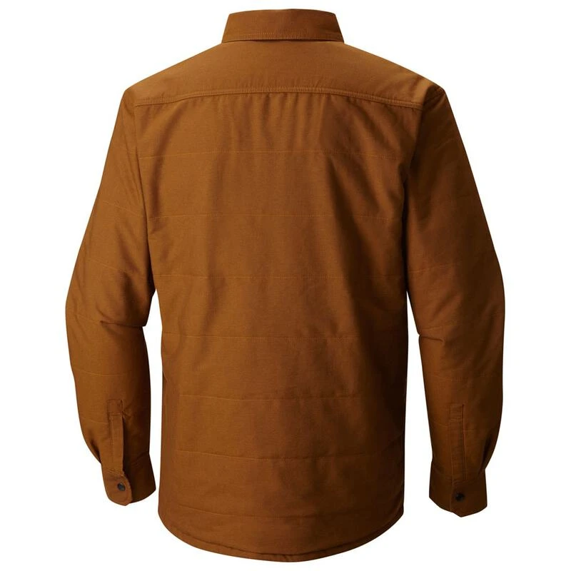 Mountain Hardwear Mens Yuba Pass Fleece Lined Shacket (Golden Brown)