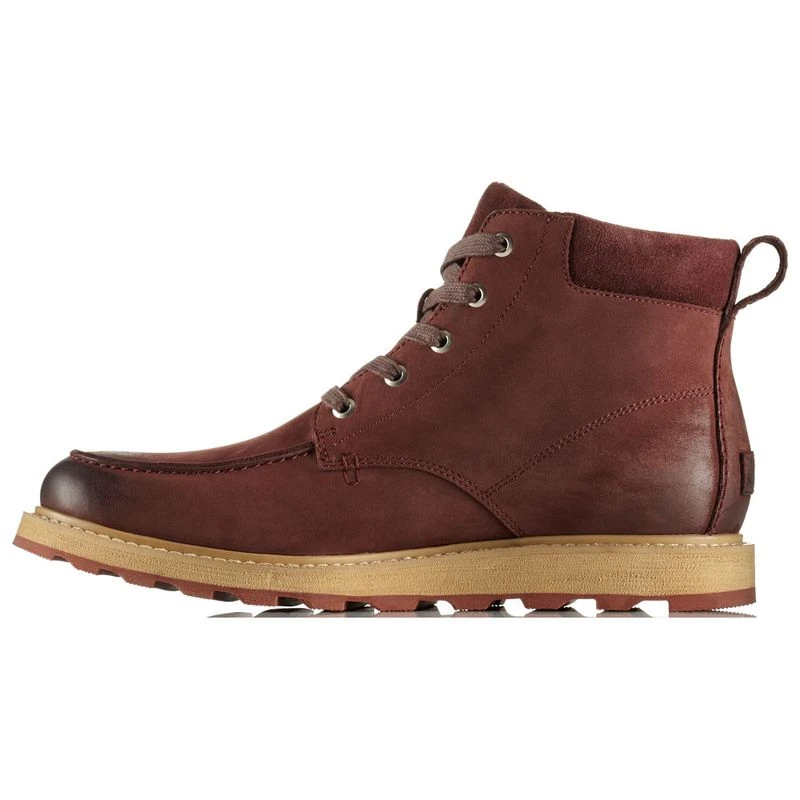 Sorel Mens Madson Moc Toe Waterproof Boots Redwood Crouton Sportpu