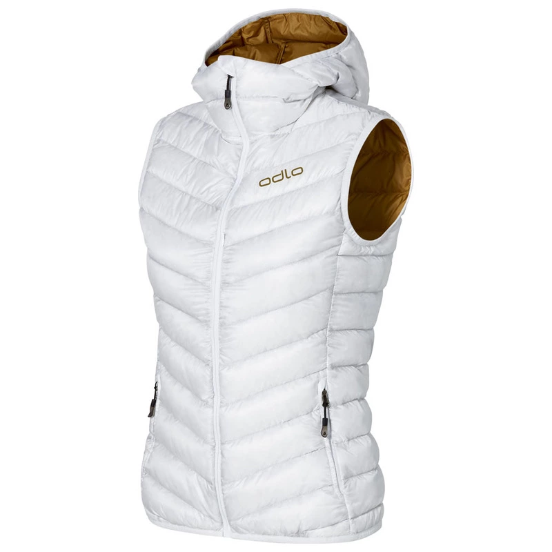 Papa Verminderen gespannen Odlo Womens Air Cocoon Vest (White/Dull Gold) | Sportpursuit.com