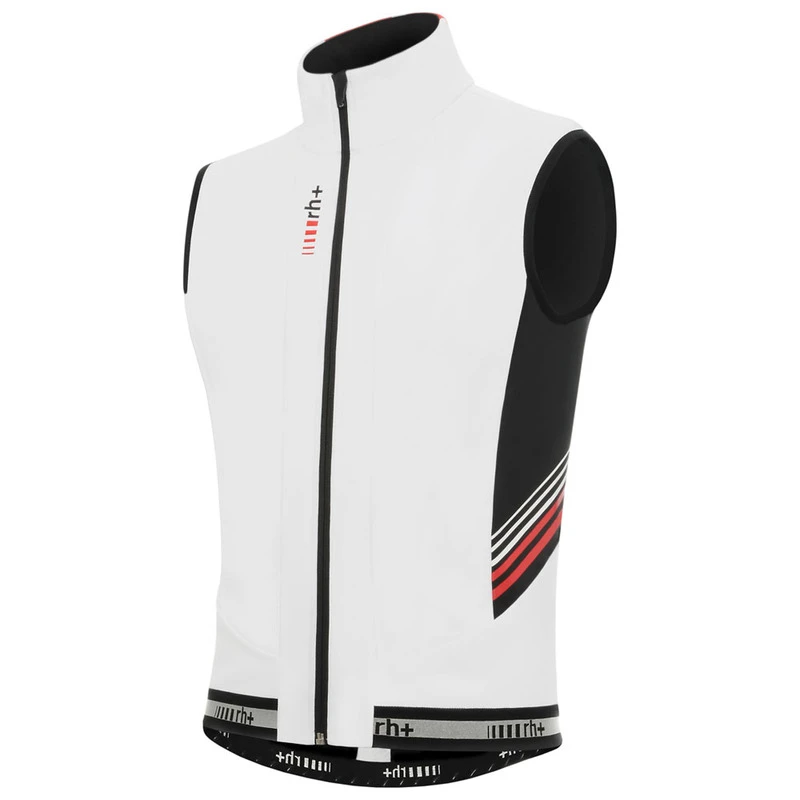 RHplus Mens Logo Gilet (White/Black)