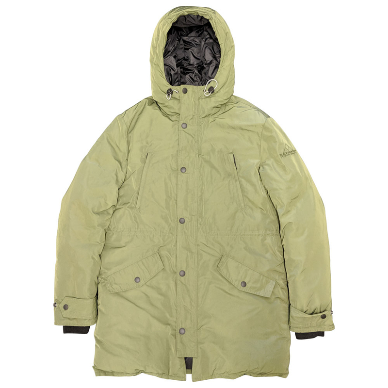 Black hot sale mountain parka