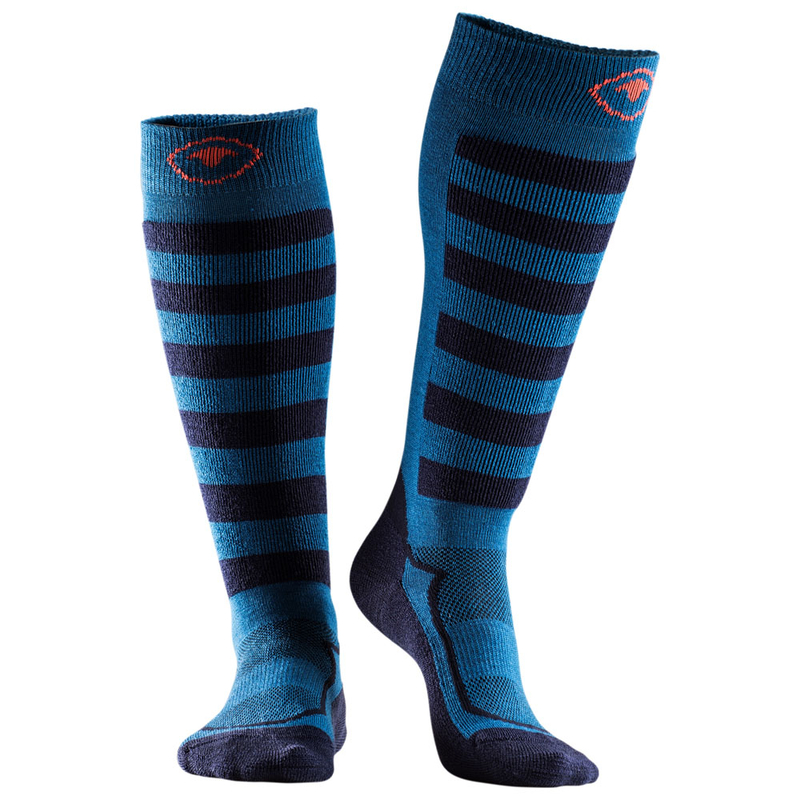 Merino Ski Socks (2 Pack Navy/Blue)
