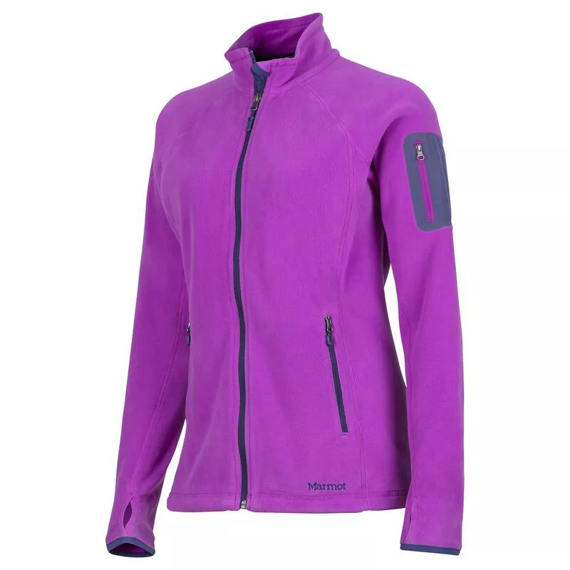 Marmot Womens Flashpoint Fleece Jacket Neon Berry Sportpursuit