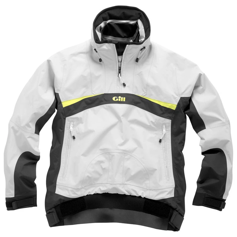 Gill Marine Mens Keelboat Racer Smock Silver Sportpursuit