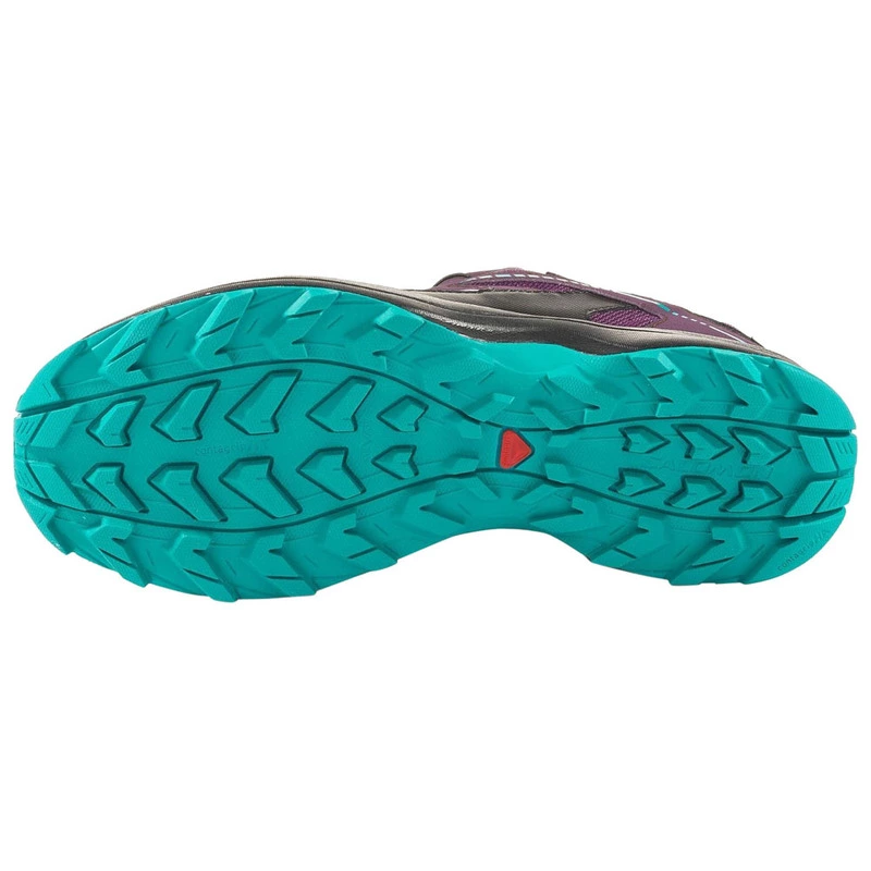 Salomon Womens XA Centor GTX Shoes Plum Potent Purple Tropical Green