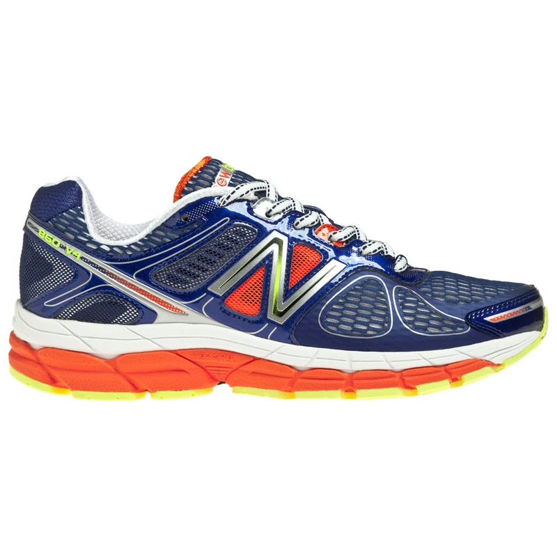 New Balance Mens 860v4 Trainers Blue Limelight Sportpursuit