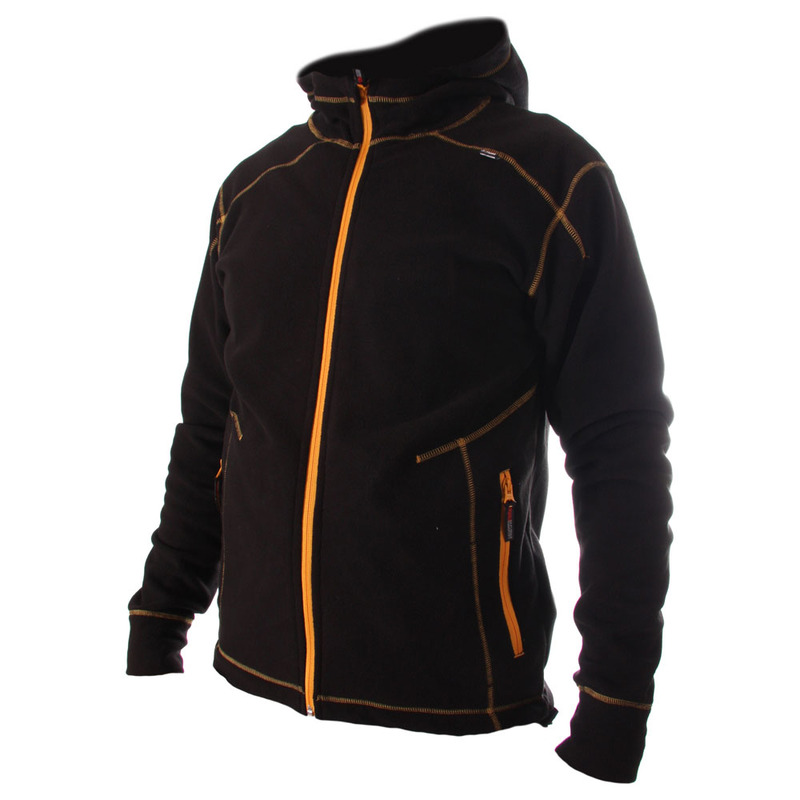 Mens Odin Micro Fleece (Black/Orange)