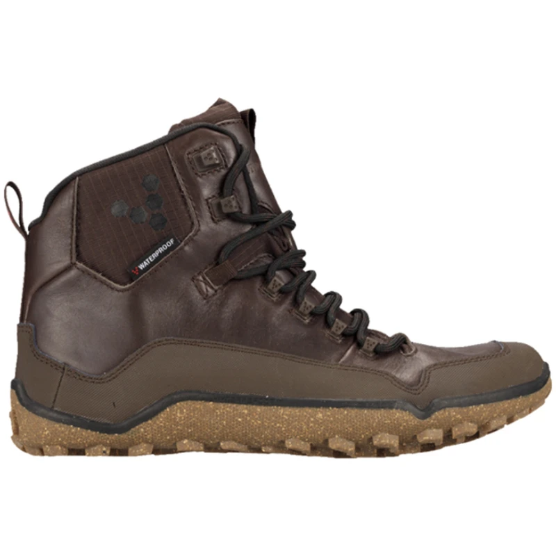 Mens Off Road Hi Leather Shoe Dark Brown
