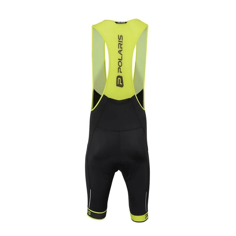 Polaris Mens Latitude Bib Shorts Black Lime Sportpursuit