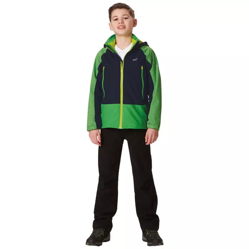 Regatta Kids Hydrate III 3 in 1 Jacket Fairway Green Navy Sportpur