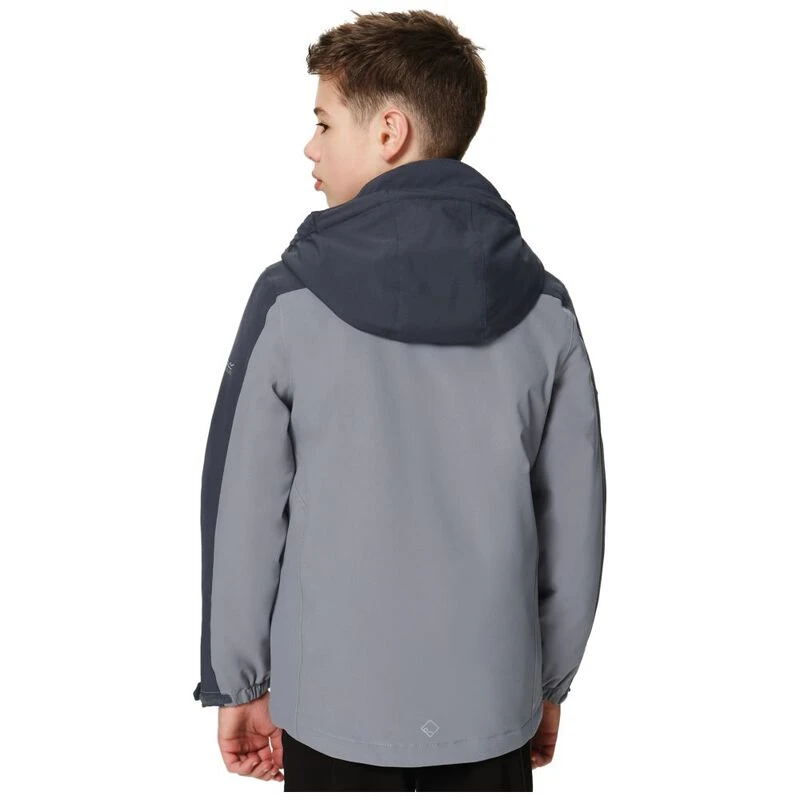 Regatta Kids Aptitude III Waterproof Insulated Jacket Rock Grey Seal