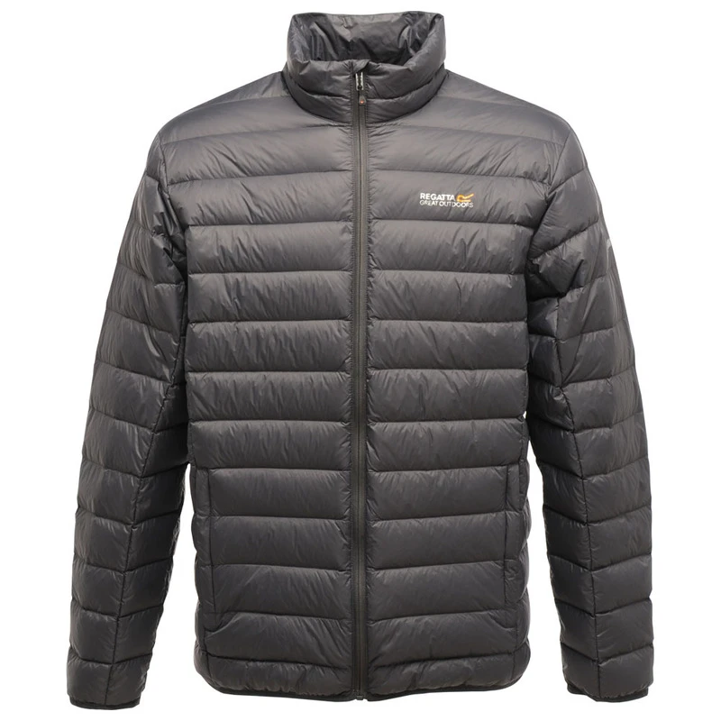 Regatta Mens Iceway Down Jacket Seal Grey Sportpursuit