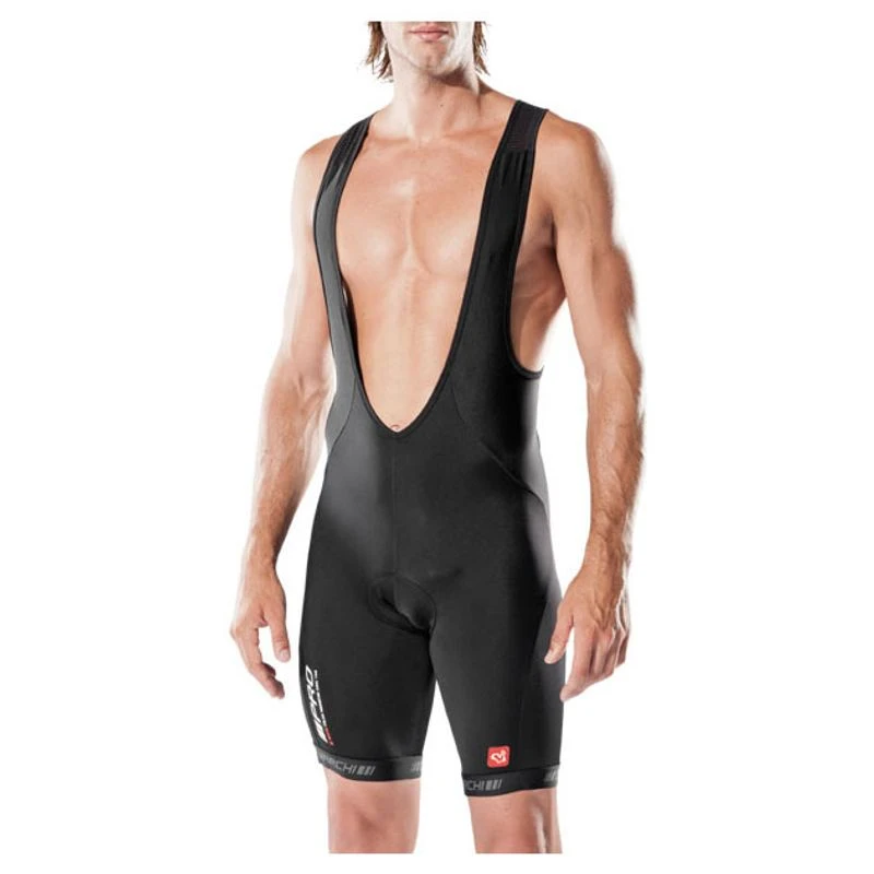 De Marchi Mens Pro Bib Shorts Black Sportpursuit