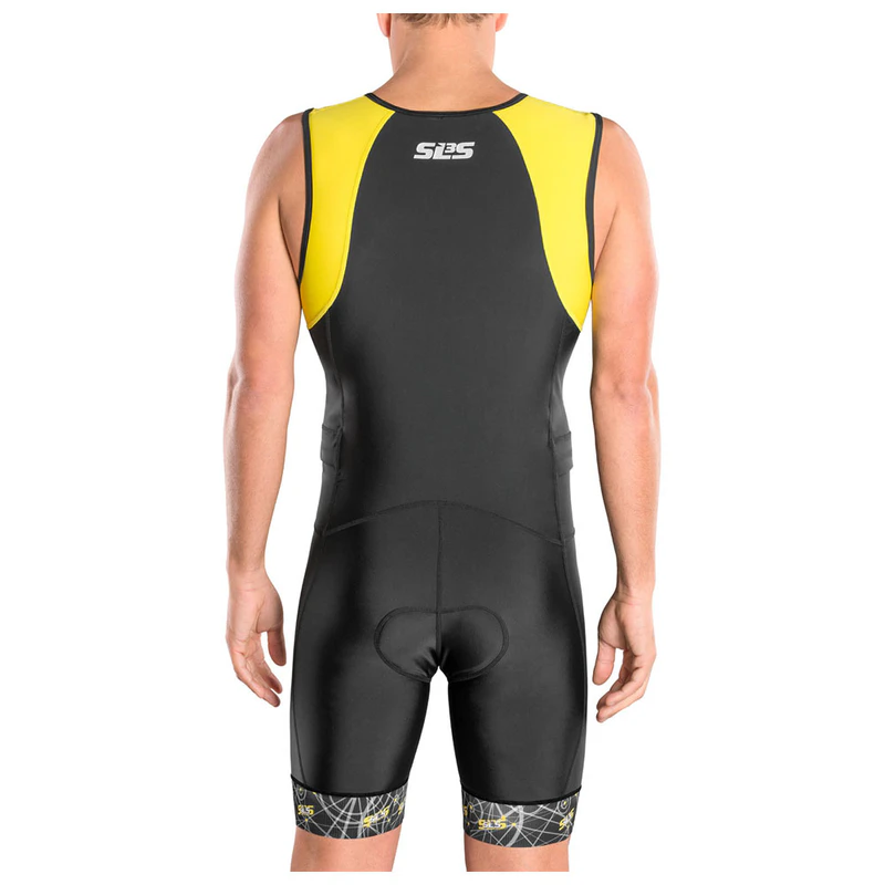 SLS3 Mens FX Tri Race Suit (Black/Yellow Constellation) Sportpursuit