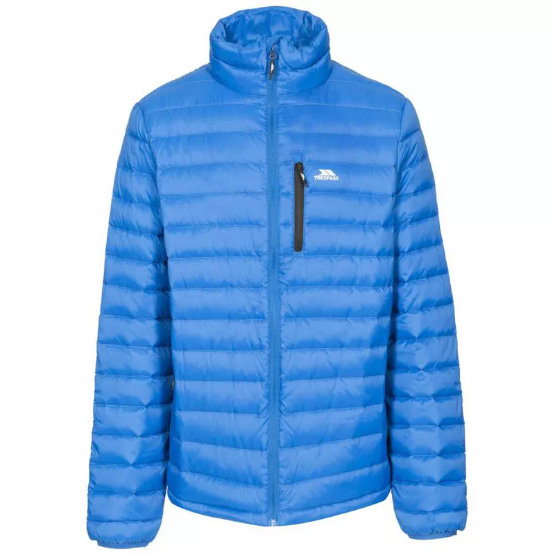 Trespass Mens Stellan Down Jacket Blue Sportpursuit