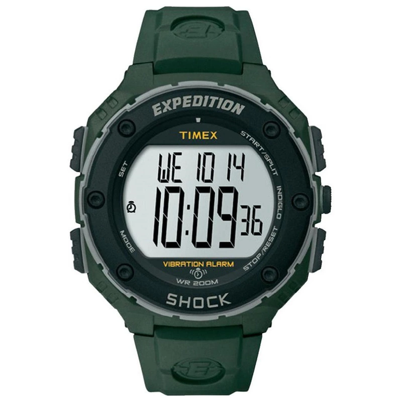 Timex Mens Expedition Vibration Alarm Watch (Green)