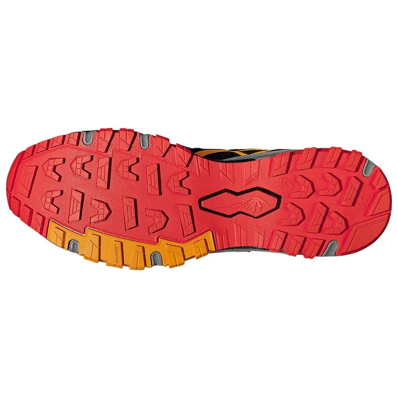 Asics Mens Gel Fujiattack 5 GTX Shoes Black Silver Vermilion Sport