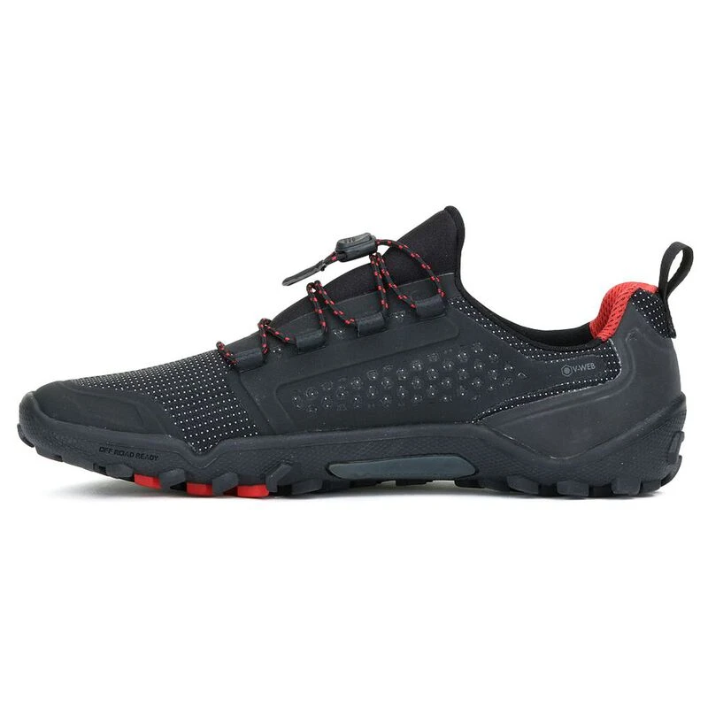 Vivobarefoot Mens Trail Freak 2 Running Shoes (Black/Red) | Sportpursu