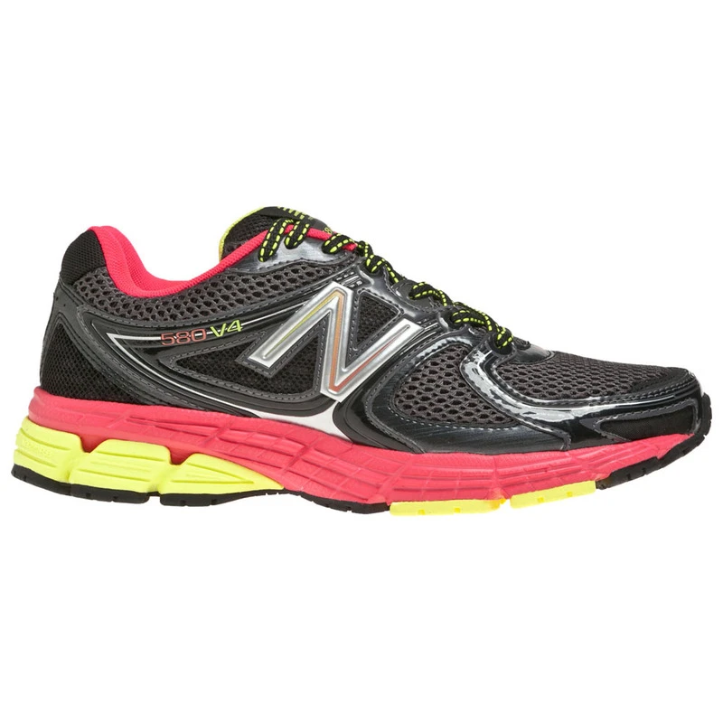 New Balance Womens 680v2 Shoes (Black/Pink) | Sportpursuit.com