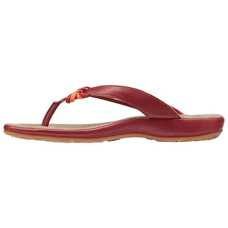 Keen Womens Emerald City Flip II Sandals Burnt Henna Melon Sportpu
